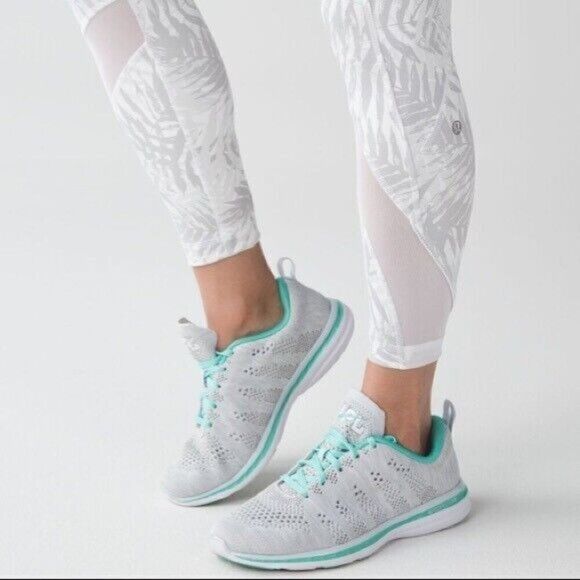 Lululemon Inspire Tight II Palm Camo White Nimbus Women's Size 4 Leggings 7/8 - Picture 2 of 13
